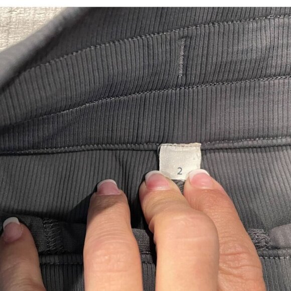 Lululemon Beyond the Studio Cropped Pants | Soot Light (Gray) | Size 2 - Picture 9 of 16